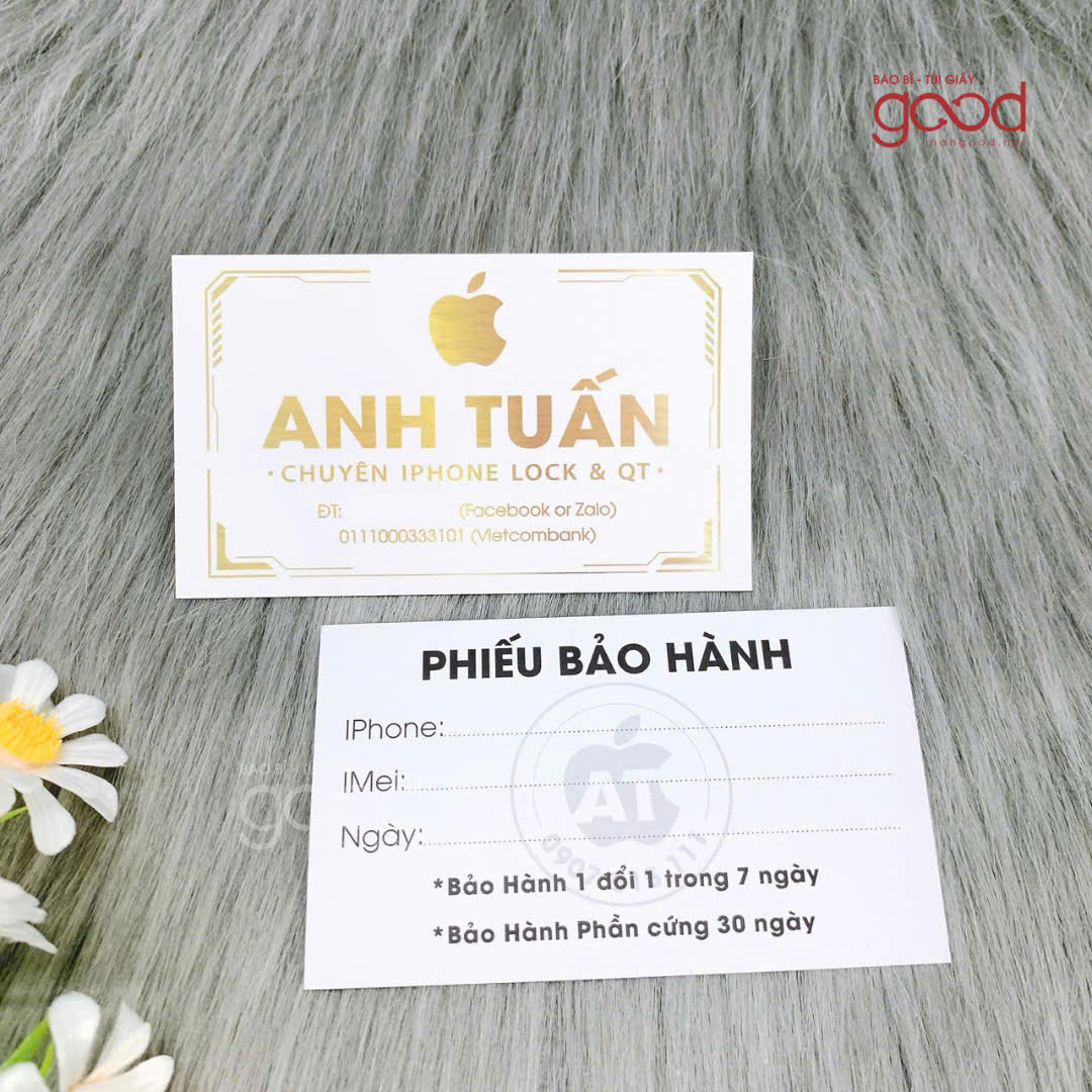 IN PHIẾU BẢO HÀNH ĐIỆN THOẠI
